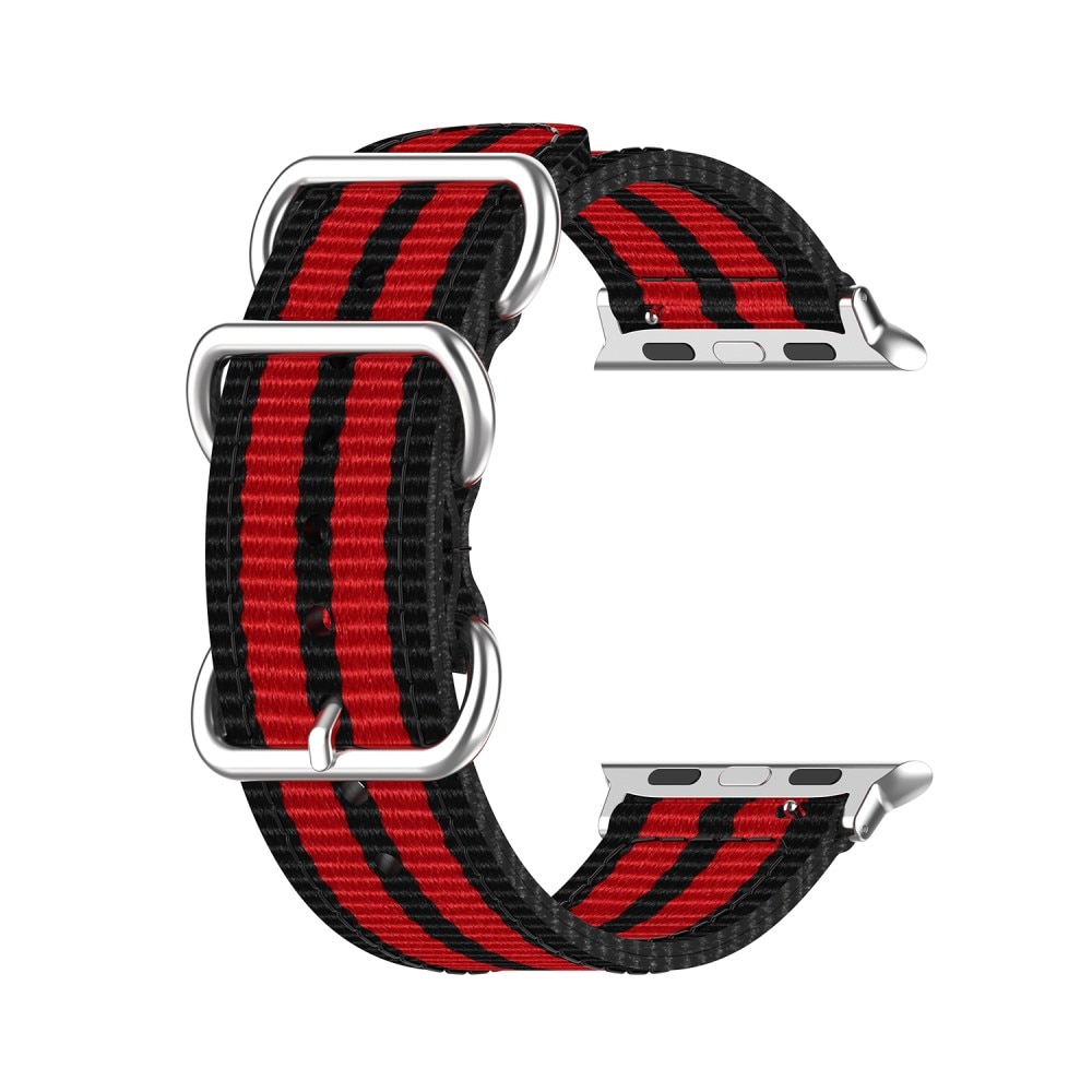 Bracelet Nato Apple Watch 45mm Series 8 Noir