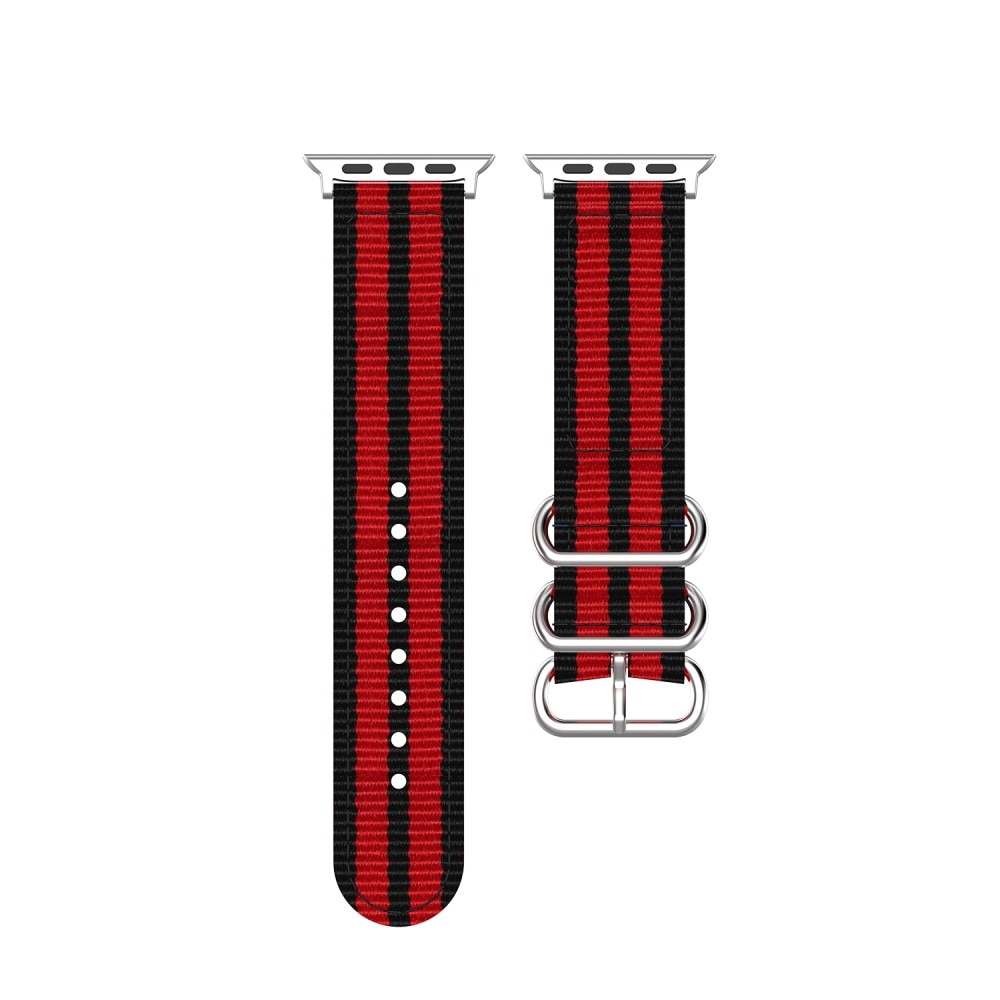 Bracelet Nato Apple Watch 45mm Series 8 Noir