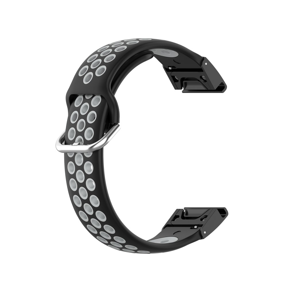 Sport Bracelet en silicone Garmin Approach S70 42mm, noir