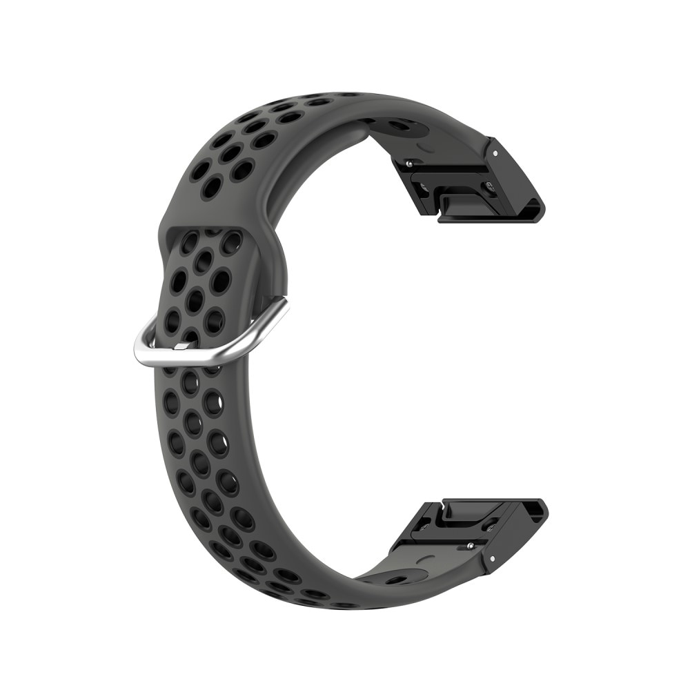 Sport Bracelet en silicone Garmin Fenix 6X, noir