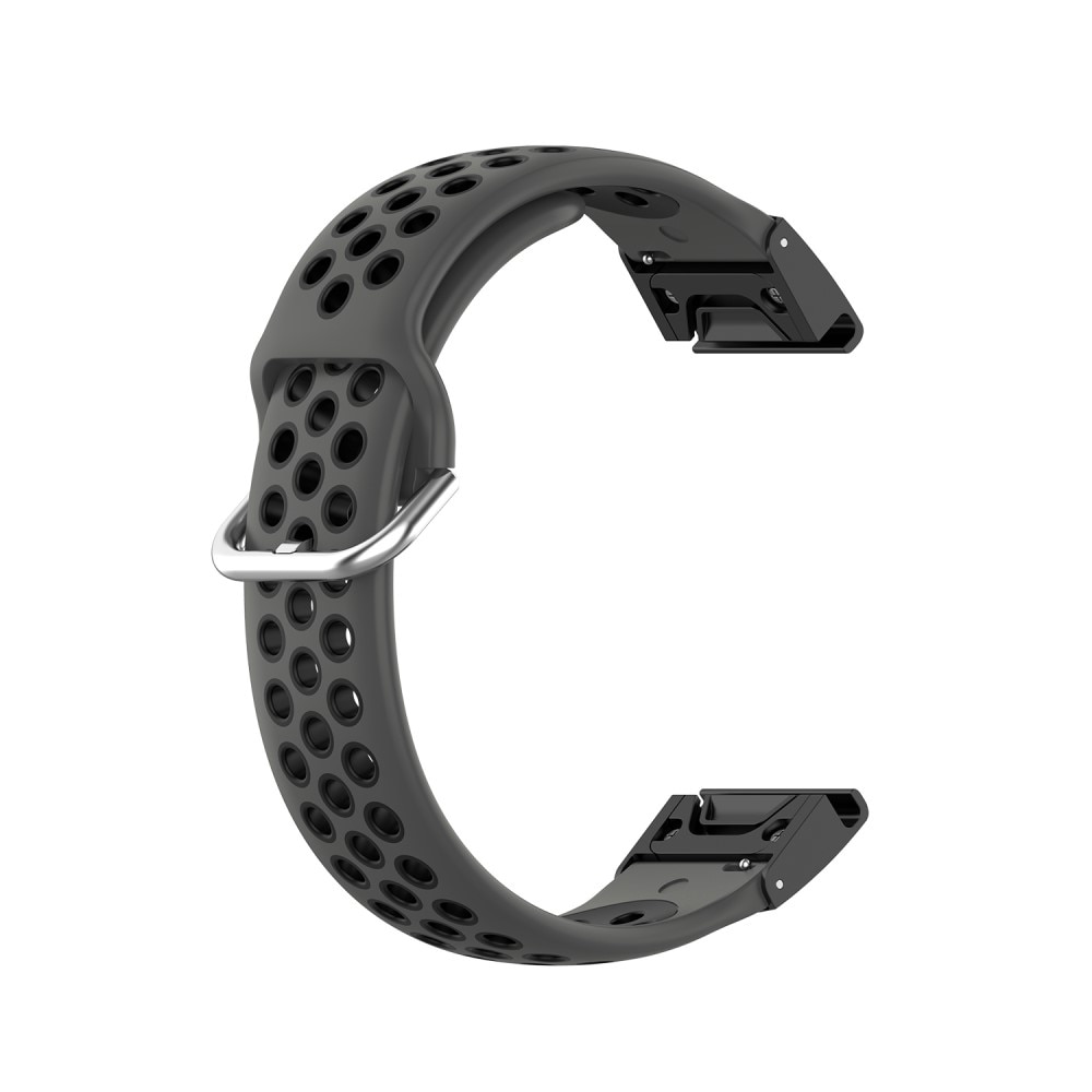 Sport Bracelet en silicone Garmin Fenix 5X/5X Plus, noir