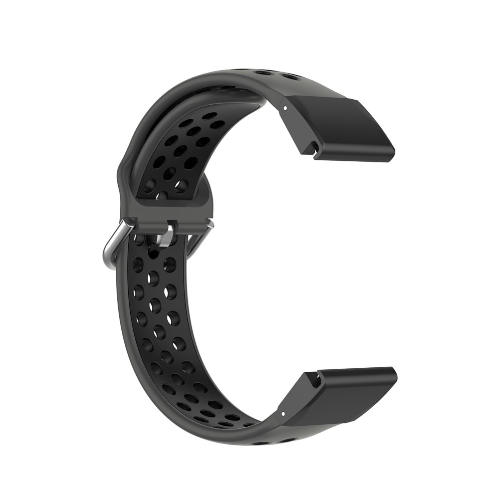 Sport Bracelet en silicone Garmin Epix Pro 47mm Gen 2, noir