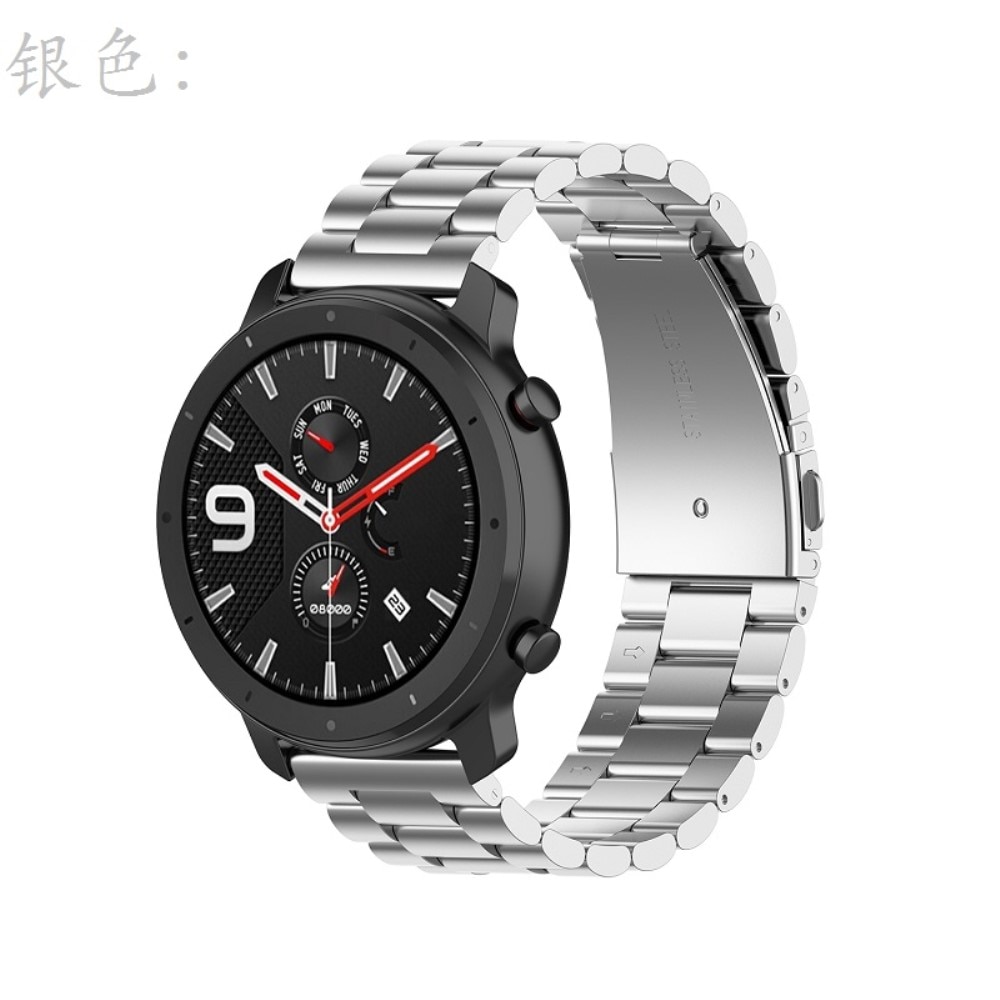 Bracelet en métal Mobvoi Ticwatch Pro 5, Argent