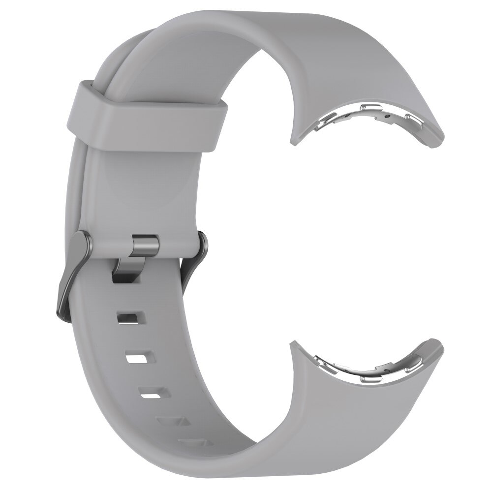 Bracelet en silicone pour Google Pixel Watch 3 45mm, Gris