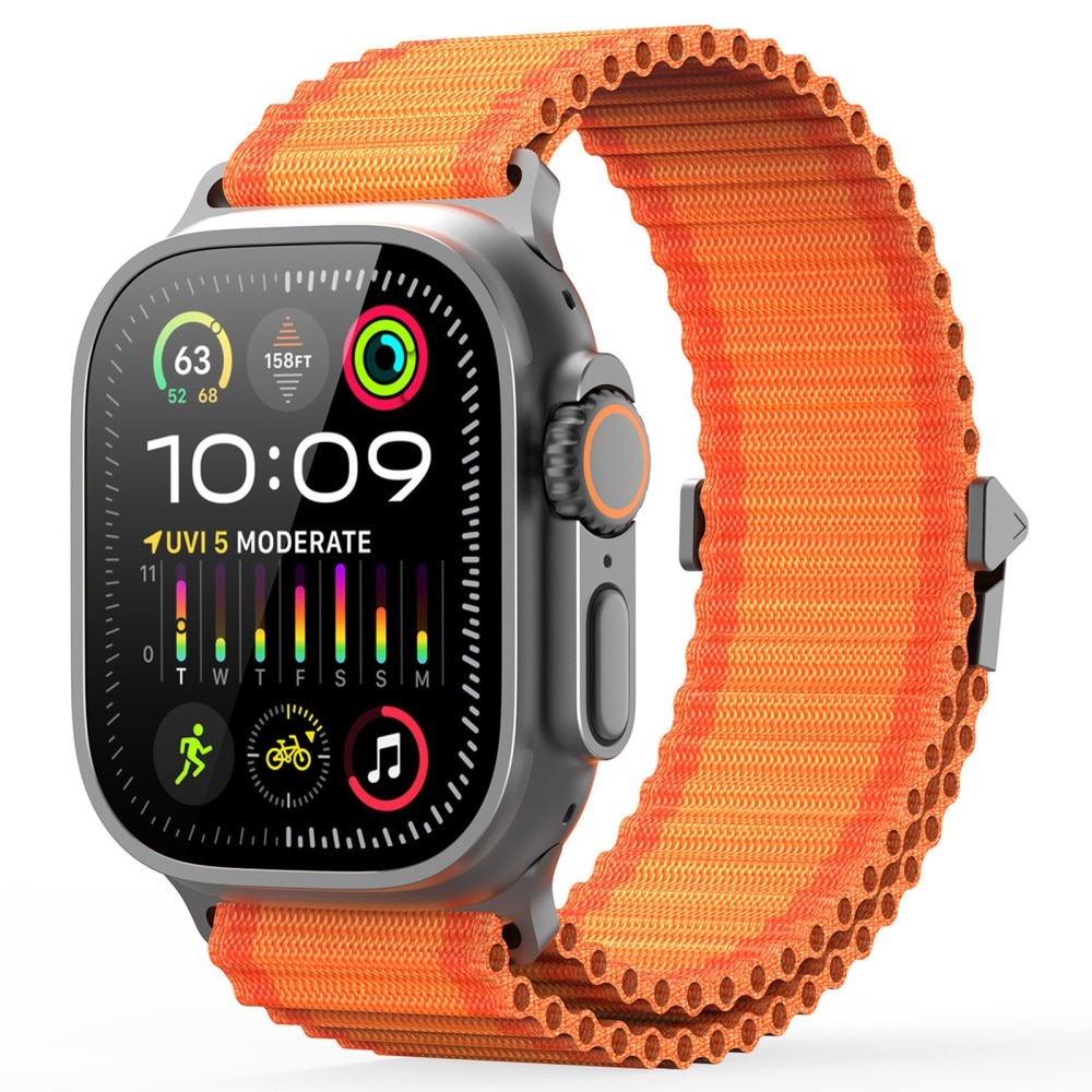 Bracelet en Active Nylon Apple Watch Ultra 49mm 2nd Gen, Orange