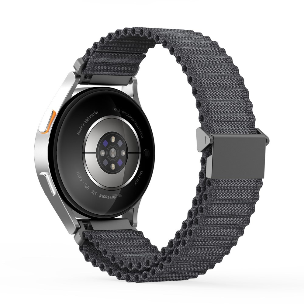 Bracelet en Active Nylon Samsung Galaxy Watch 7 40mm, Noir