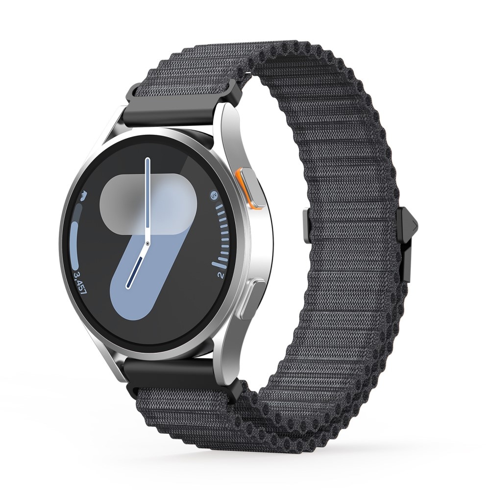 Bracelet en Active Nylon Samsung Galaxy Watch 7 40mm, Noir