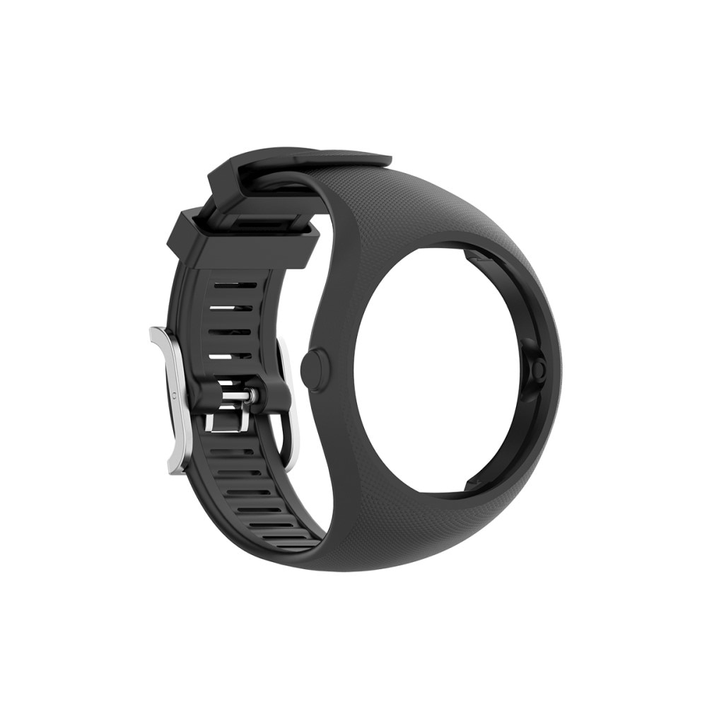 Bracelet en silicone pour Polar M200, noir