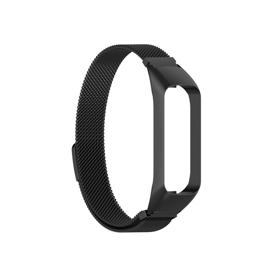 Bracelet milanais pour Samsung Galaxy Fit 2, noir