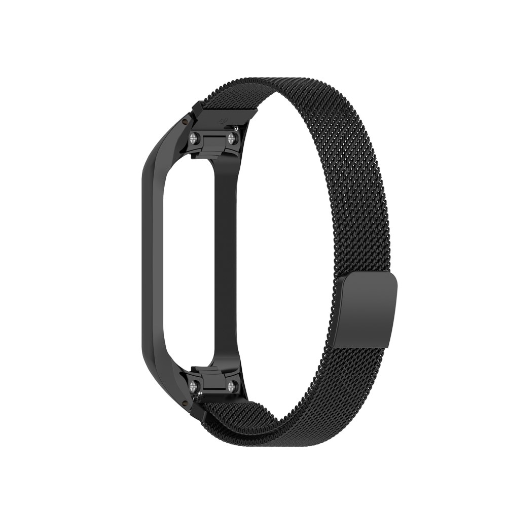 Bracelet milanais pour Samsung Galaxy Fit 2, noir