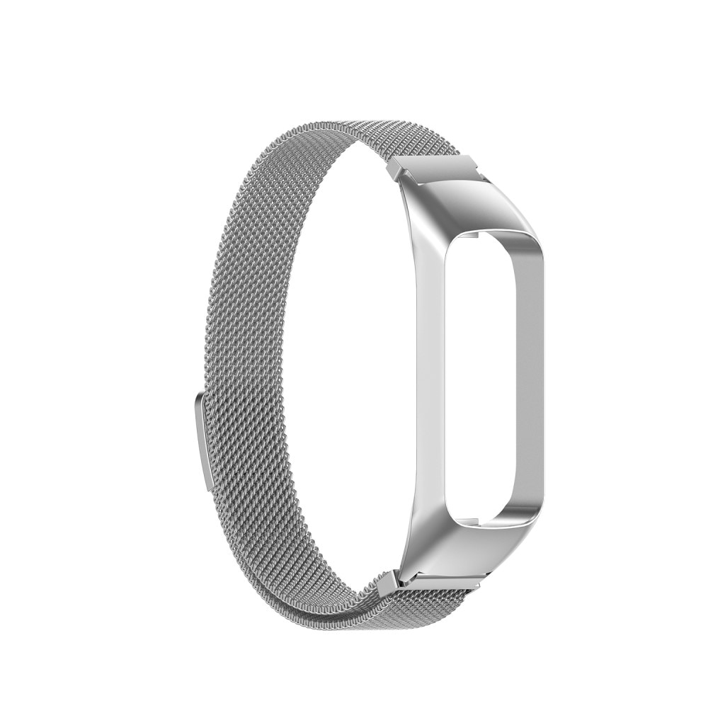 Bracelet milanais pour Samsung Galaxy Fit 2, argent