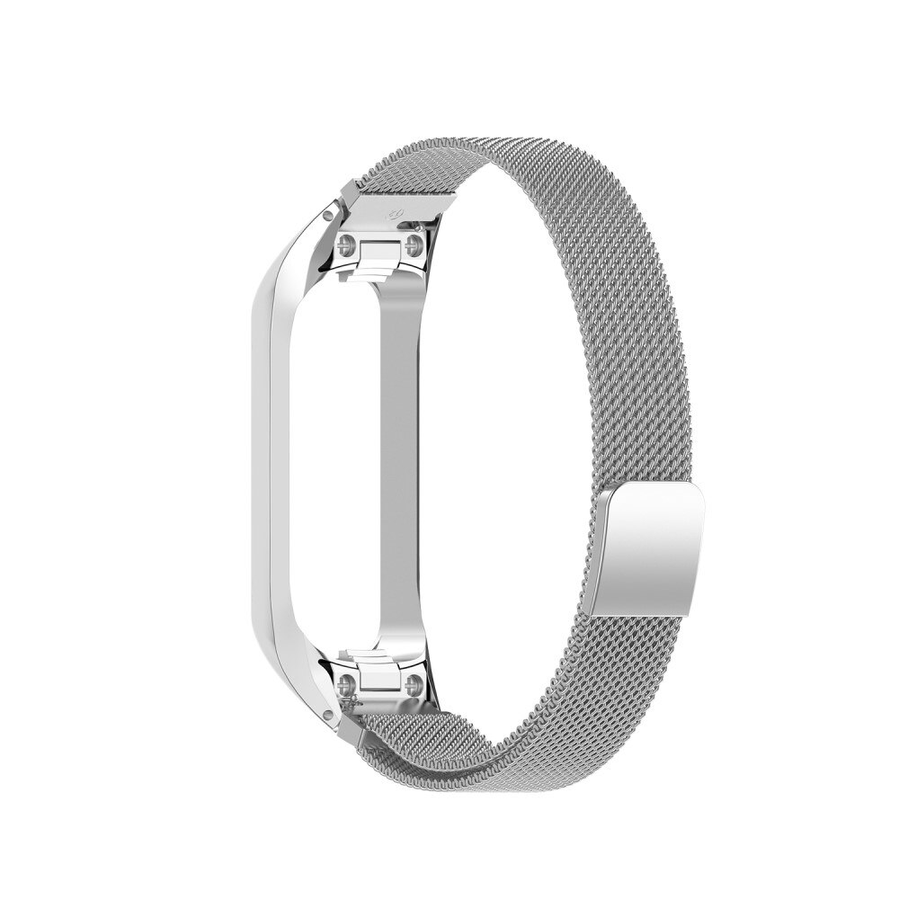 Bracelet milanais pour Samsung Galaxy Fit 2, argent