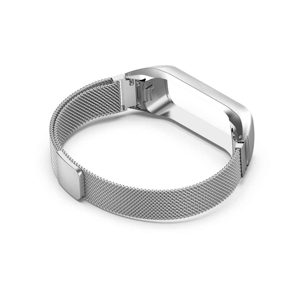 Bracelet milanais pour Samsung Galaxy Fit 2, argent