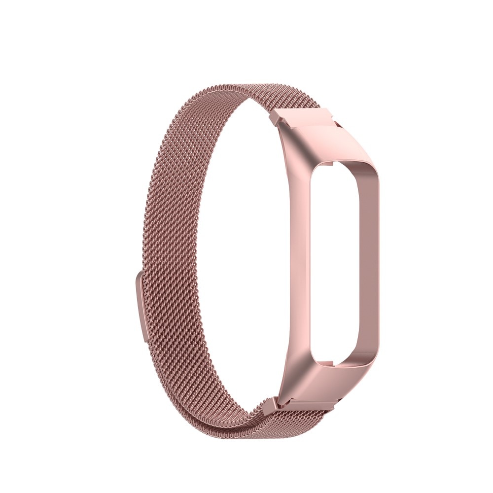 Bracelet milanais pour Samsung Galaxy Fit 2, rose doré