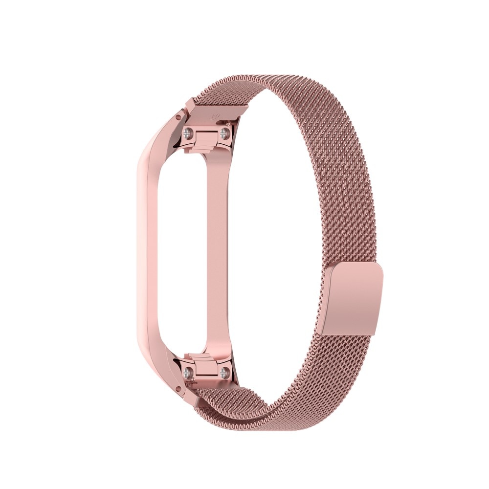 Bracelet milanais pour Samsung Galaxy Fit 2, rose doré
