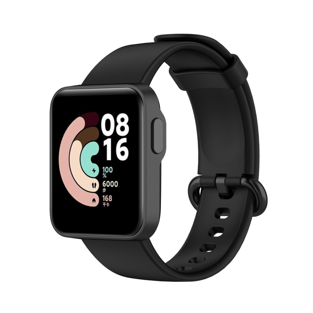 Bracelet en silicone pour Xiaomi Mi Watch Lite, noir
