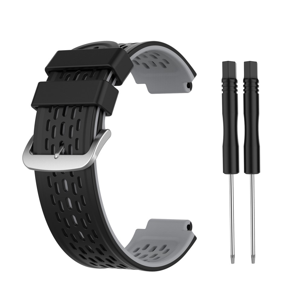 Sport Bracelet en silicone Garmin Approach S2, noir