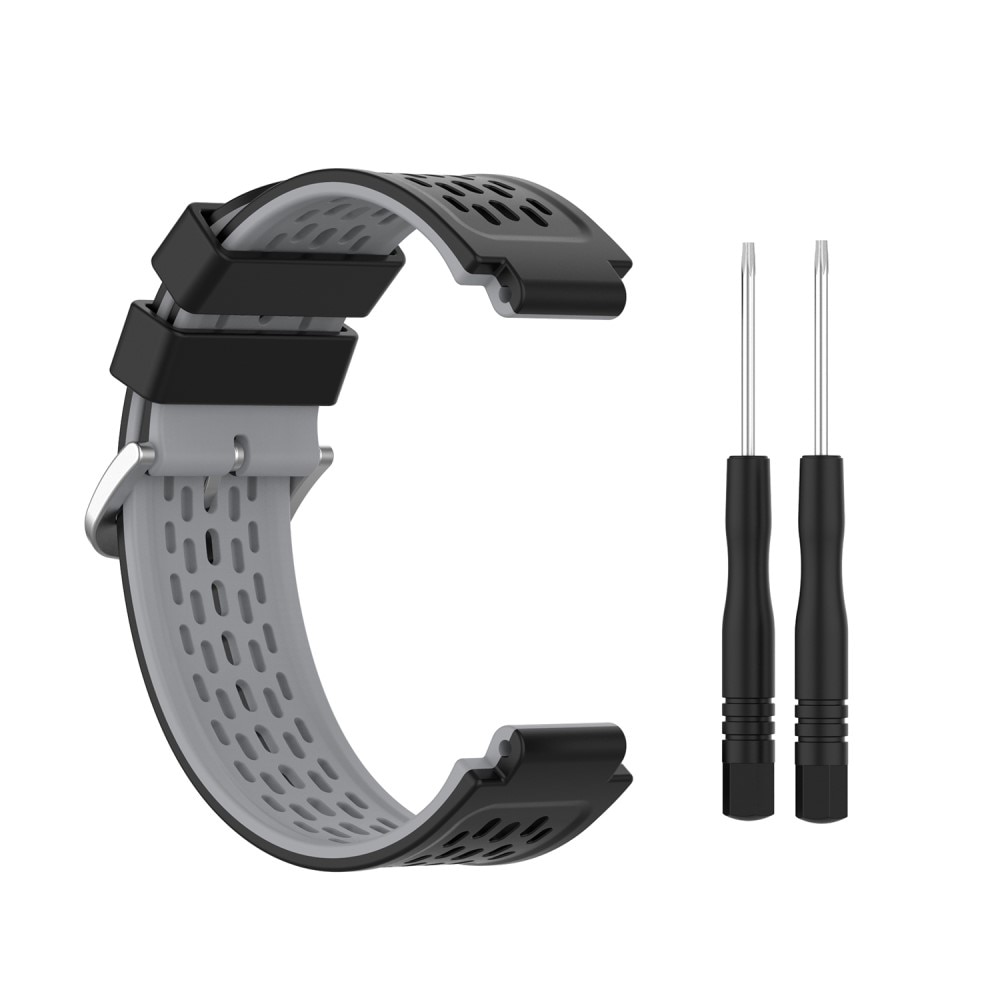 Sport Bracelet en silicone Garmin Approach S2, noir