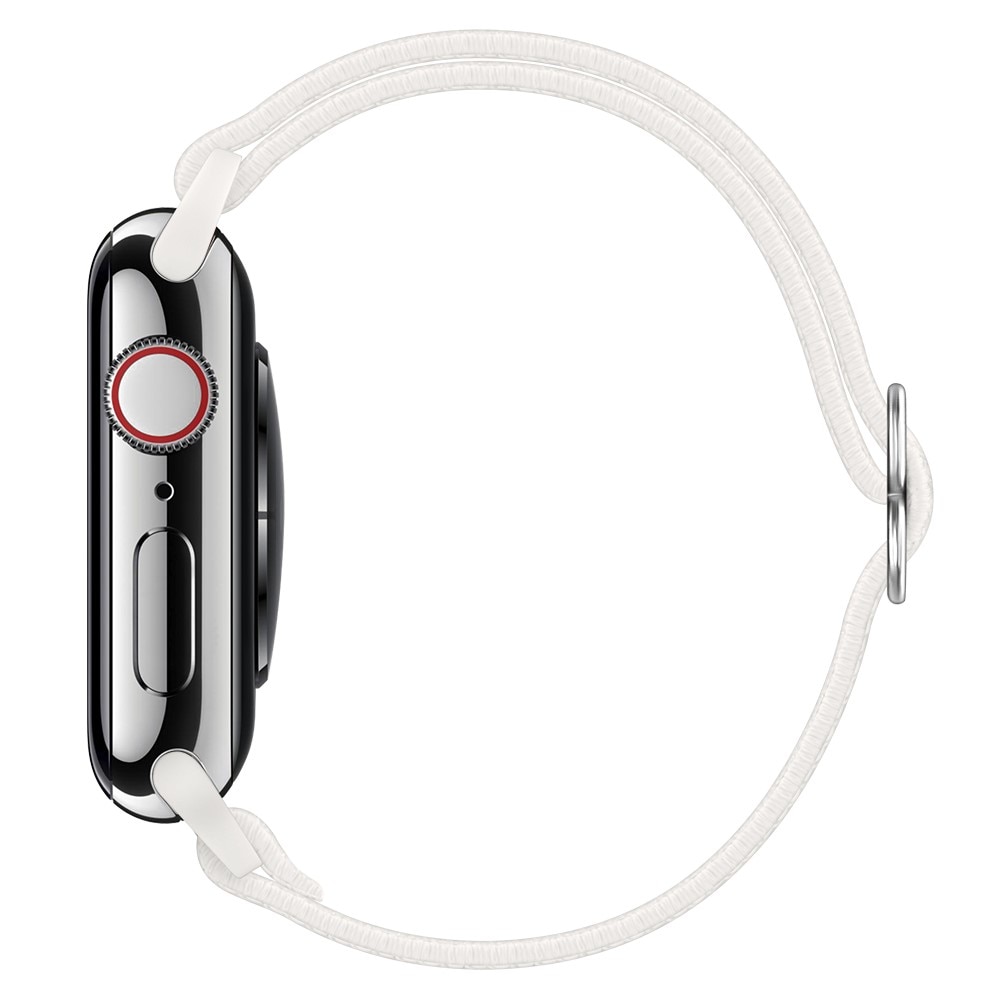 Bracelet extensible en nylon Apple Watch 40mm, blanc