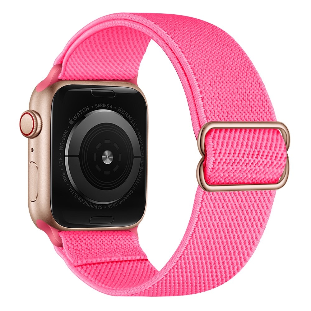 Bracelet extensible en nylon Apple Watch 41mm Series 7, fuchsia