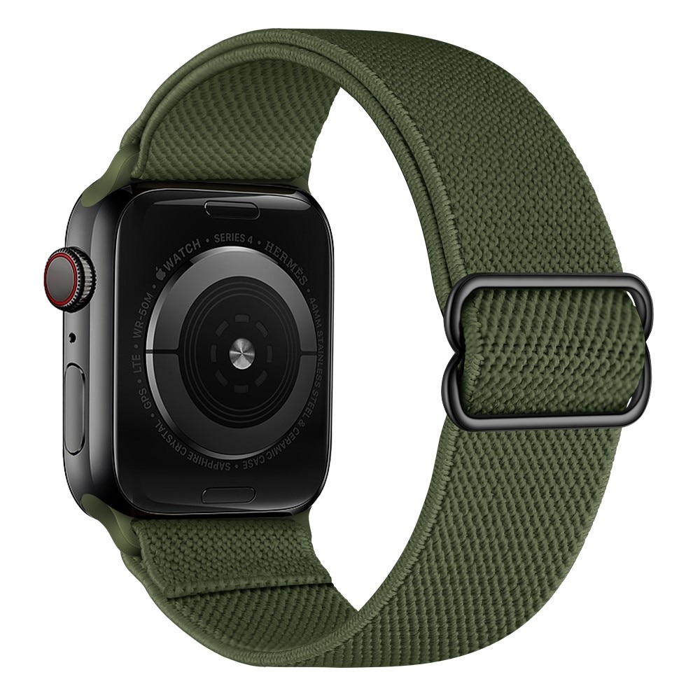 Bracelet extensible en nylon Apple Watch 40mm, vert