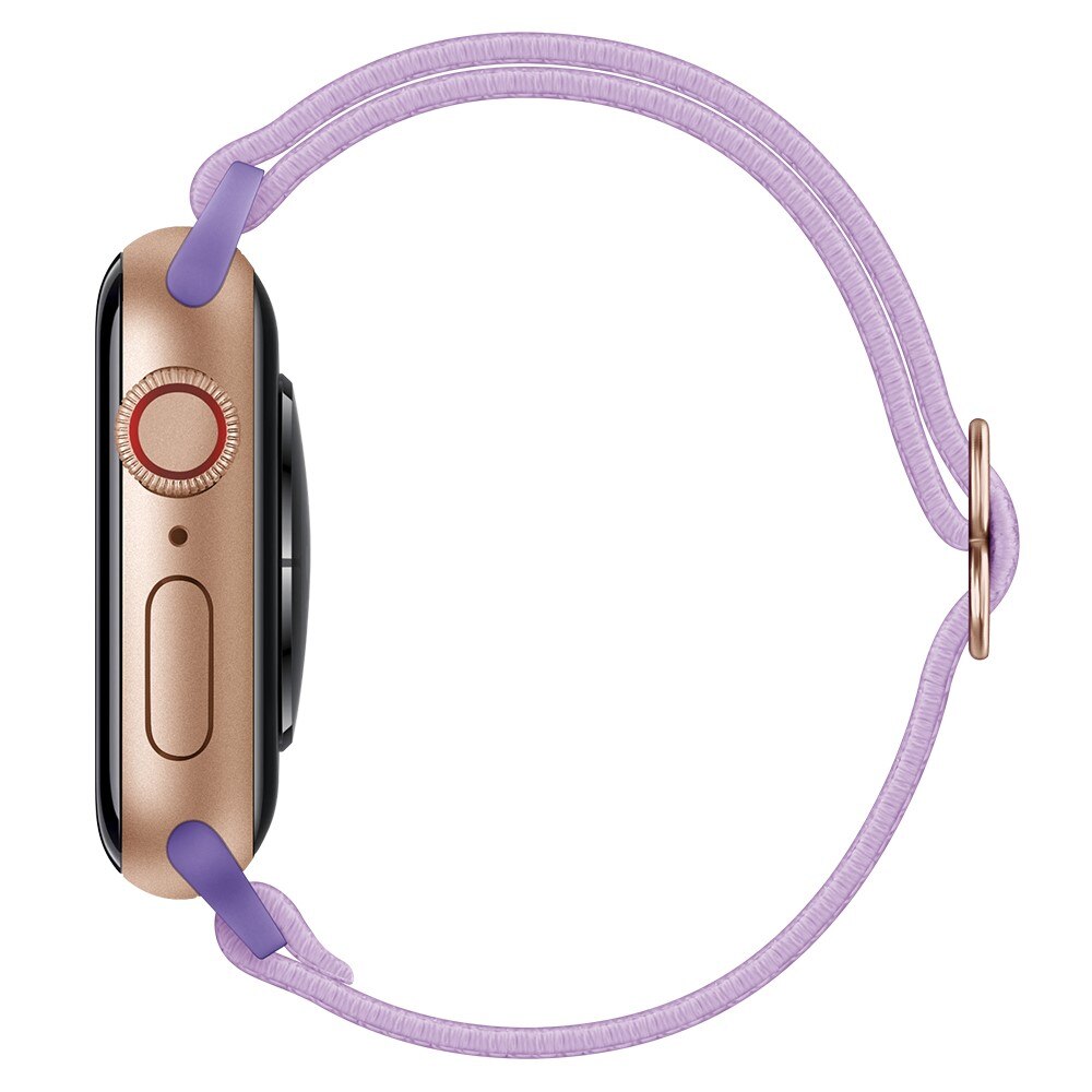 Bracelet extensible en nylon Apple Watch 42mm, violet