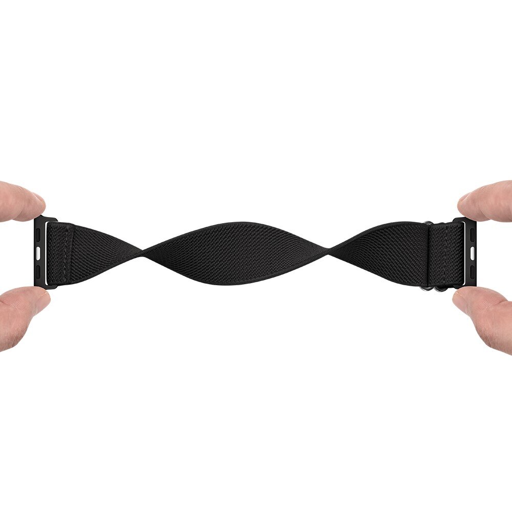 Bracelet extensible en nylon Apple Watch Series 1-3 38mm, Marron foncé