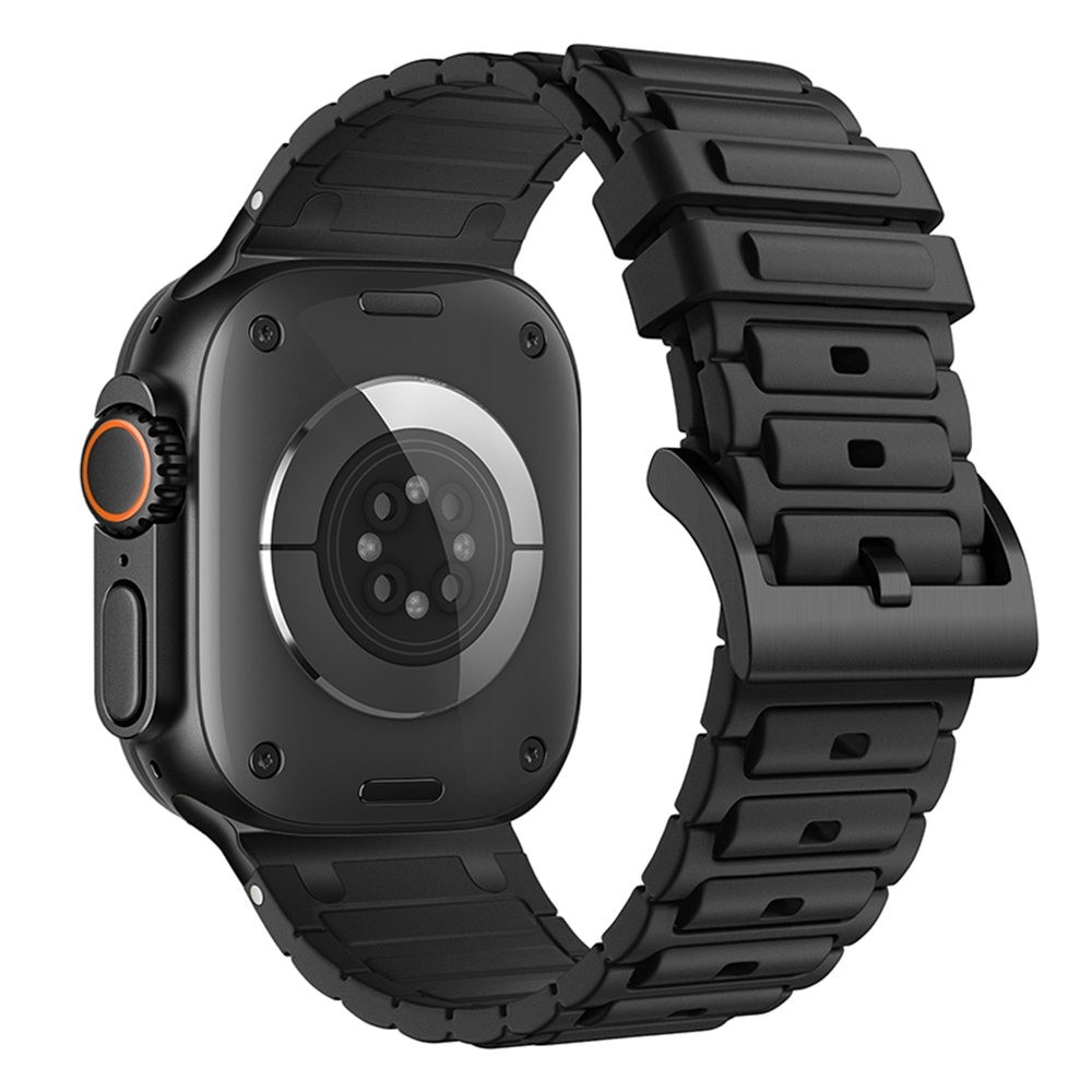 Tough Silicone Strap Apple Watch Series 1-3 42mm, Noir