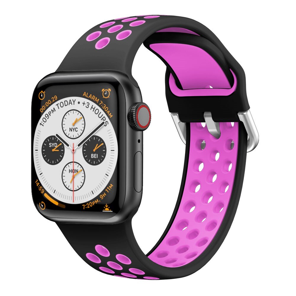 Sport Bracelet en silicone Apple Watch 42/44/45/49 mm Violet