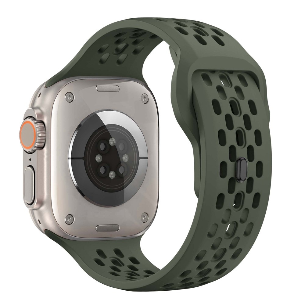 Sport Bracelet en Apple Watch Series 1-3 42mm, Vert foncé