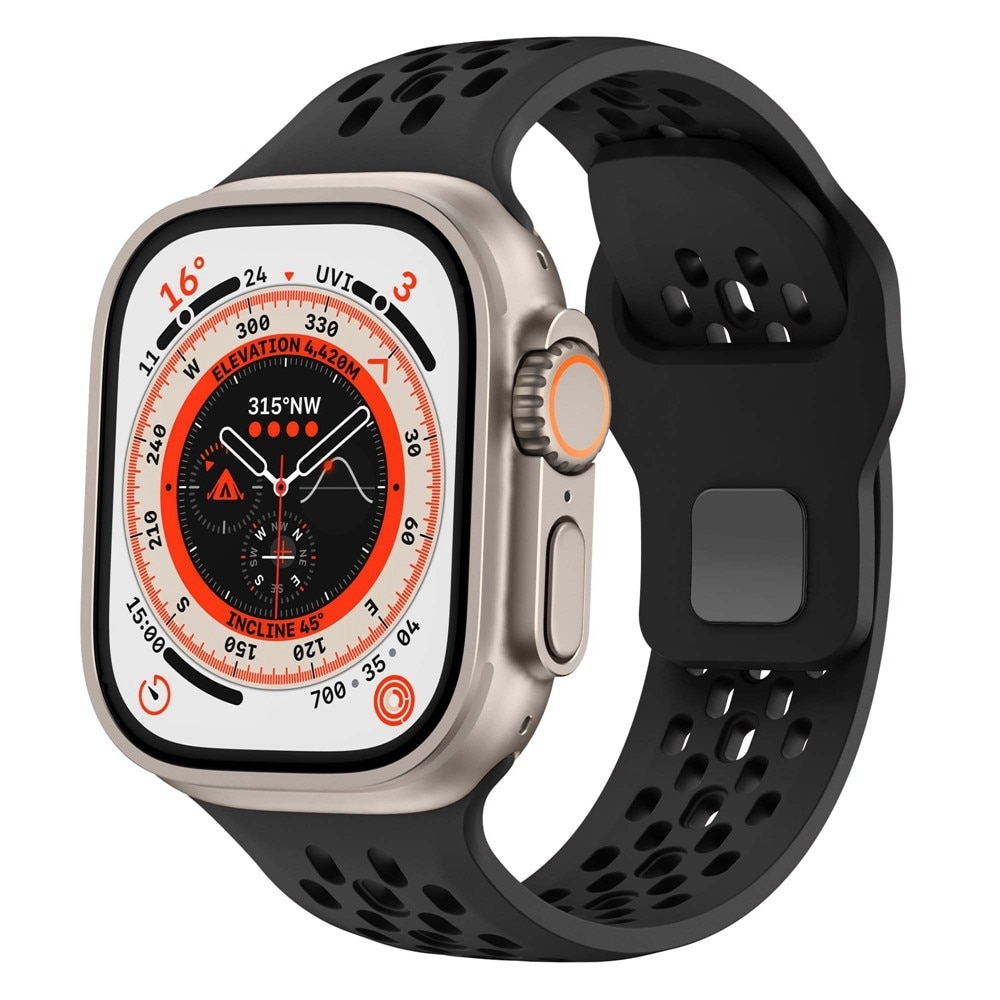 Sport Bracelet en Apple Watch Series 1-3 42mm, Noir