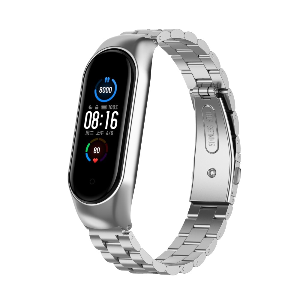 Bracelet en métal Xiaomi Mi Band 5/6 Argent