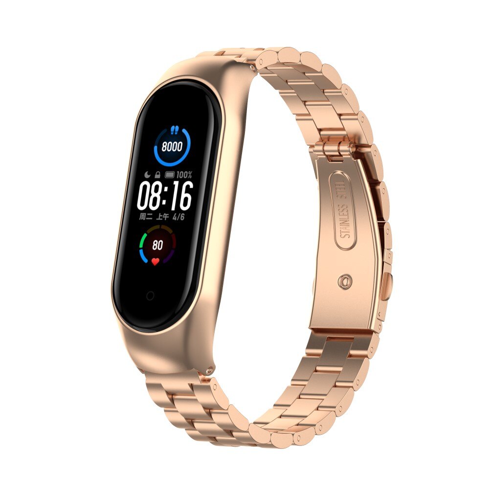 Bracelet en métal Xiaomi Mi Band 5/6 Or rose