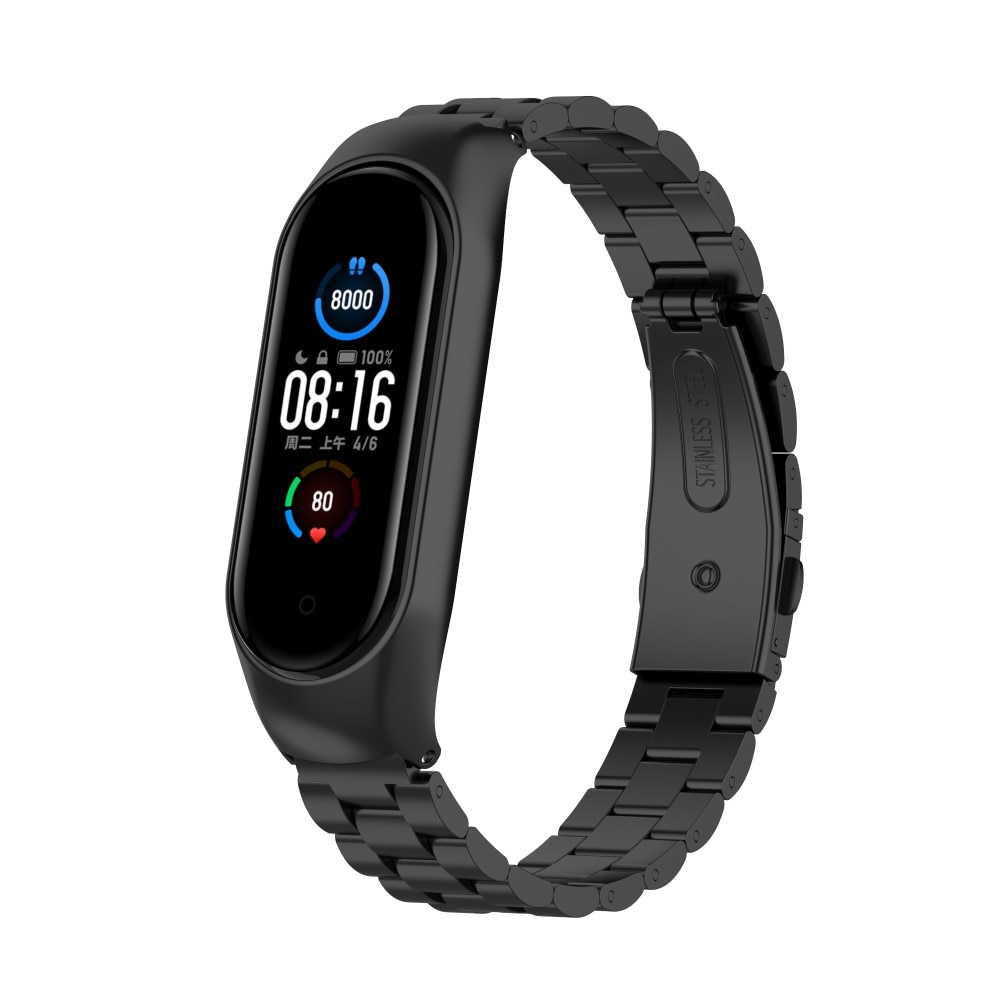 Bracelet en métal Xiaomi Mi Band 5/6 Noir