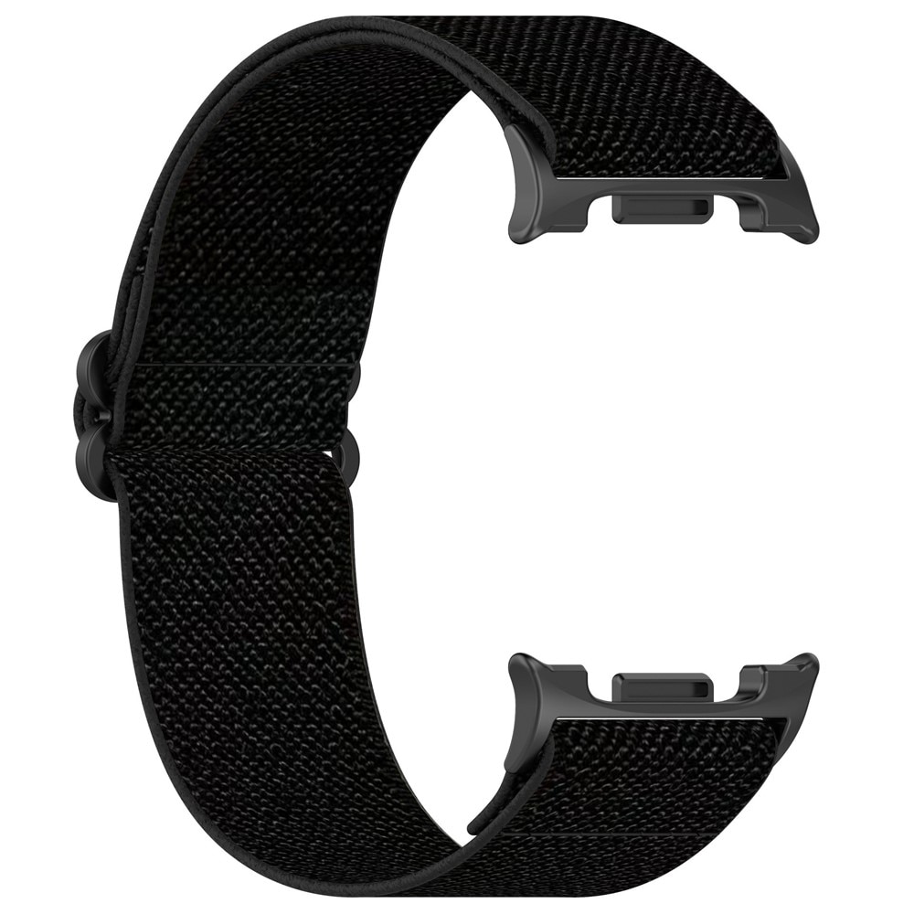 Bracelet extensible en nylon Samsung Galaxy Watch 8 Classic, Noir