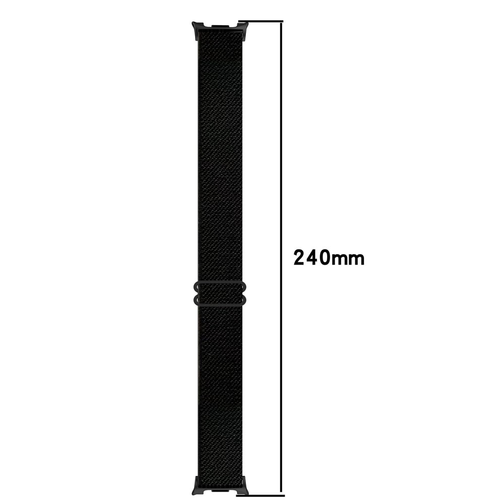 Bracelet extensible en nylon Samsung Galaxy Watch 8 Classic, Vert foncé