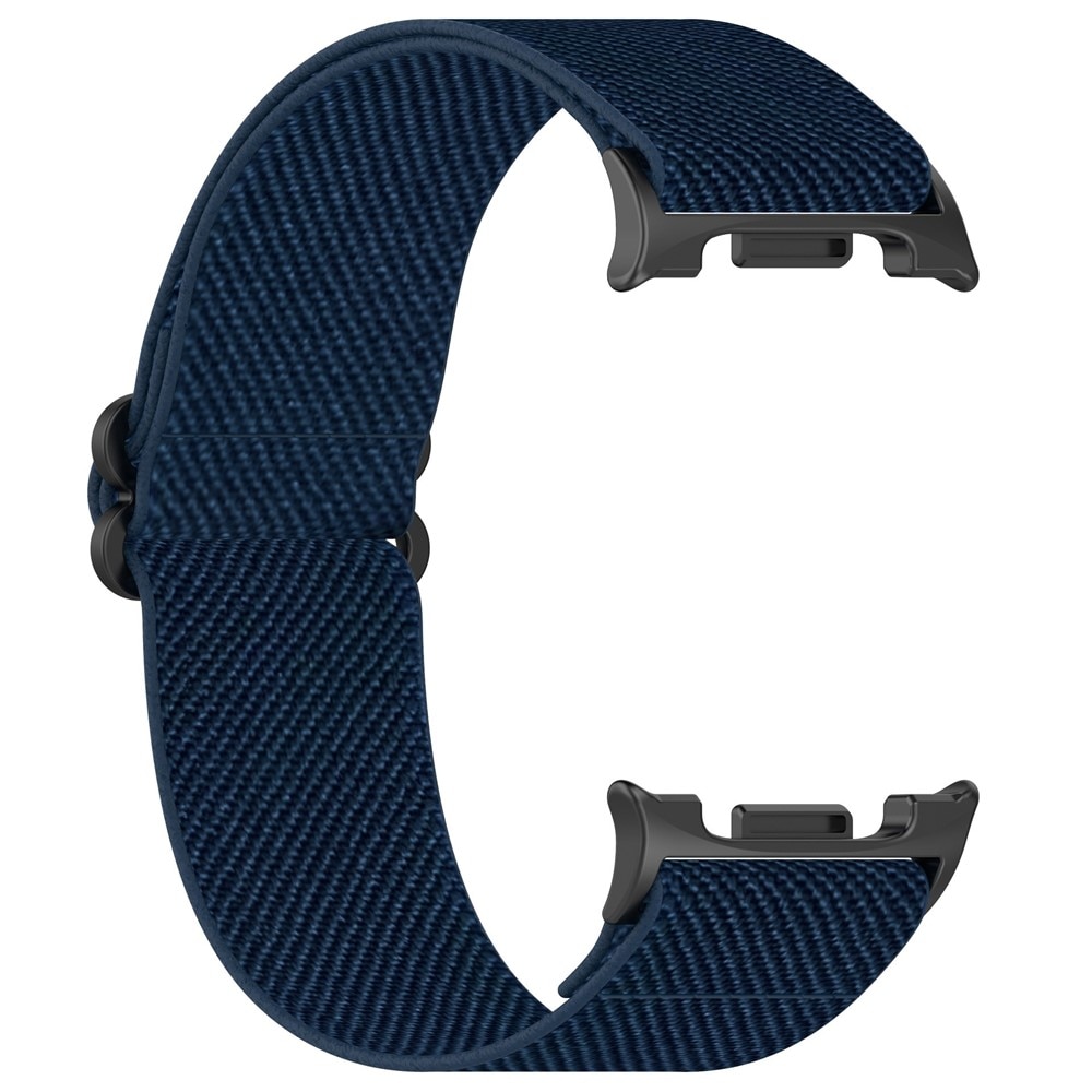 Bracelet extensible en nylon Samsung Galaxy Watch Ultra (2025), Bleu foncé