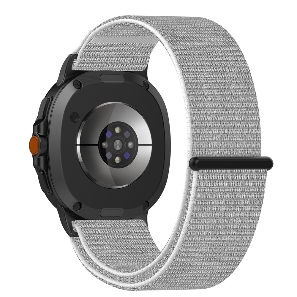 Bracelet en nylon Samsung Galaxy Watch 8 Classic, Gris