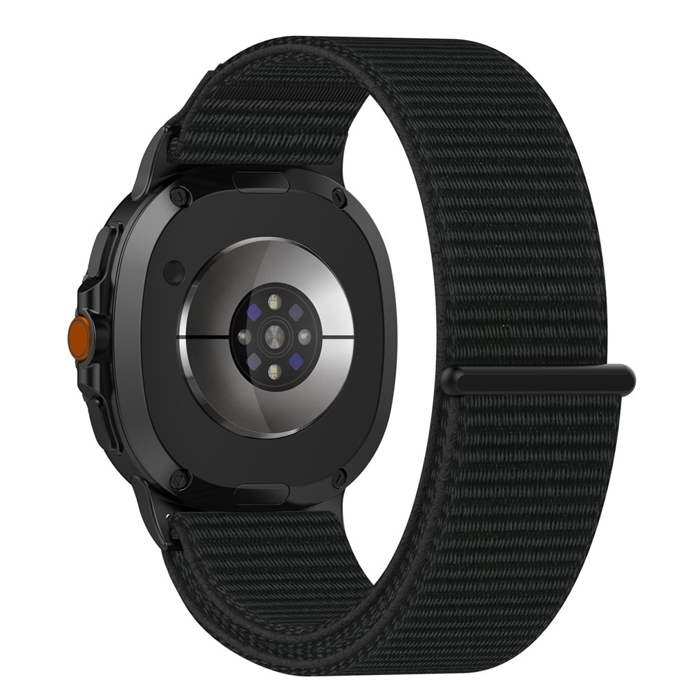 Bracelet en nylon Samsung Galaxy Watch 8 Classic, Noir