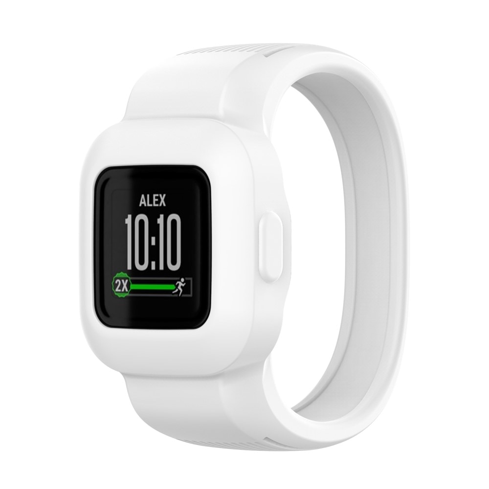Bracelet en silicone Garmin Vivofit Jr. 3, blanc