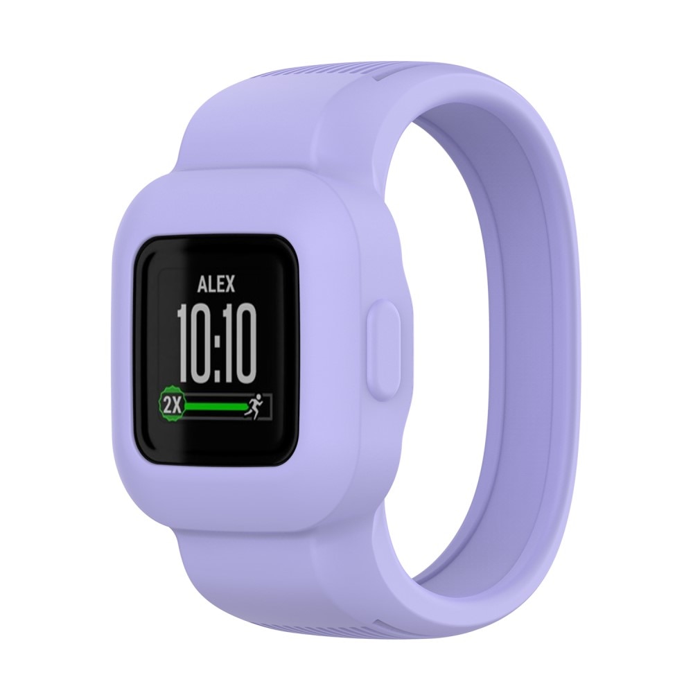 Bracelet en silicone Garmin Vivofit Jr. 3, violet