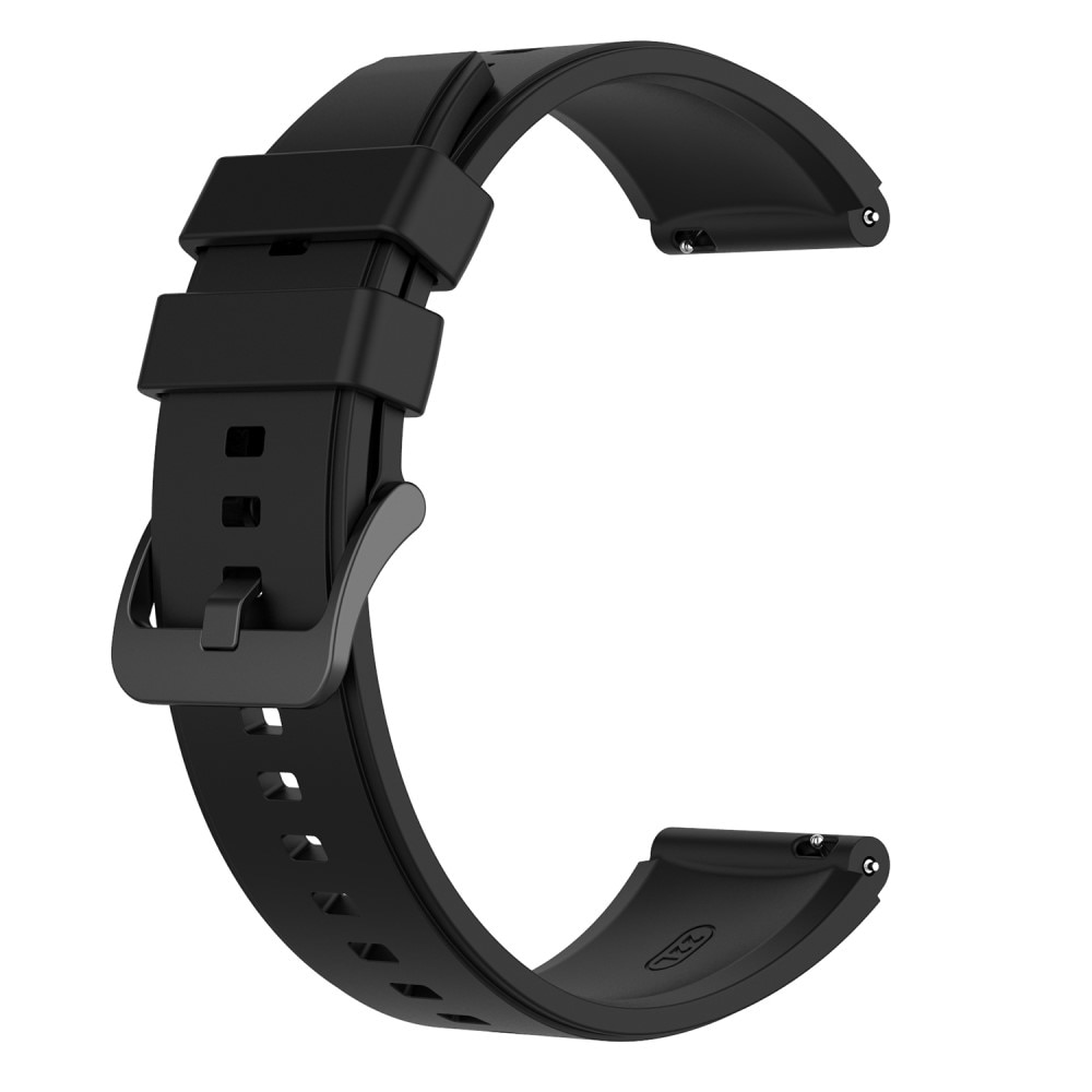 Bracelet en silicone pour Huawei Watch GT 2 46mm, noir