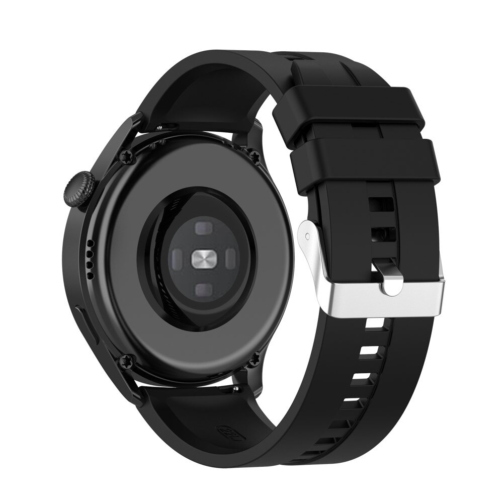 Bracelet en silicone pour Huawei Watch 3/Watch 3 Pro, Noir