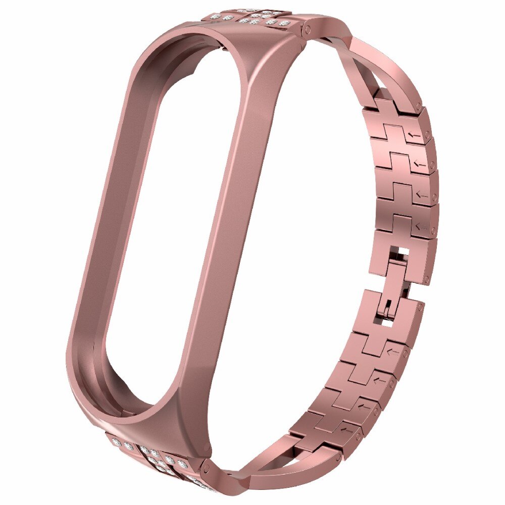 Bracelet Cristal Xiaomi Mi Band 3/4 Rose Gold