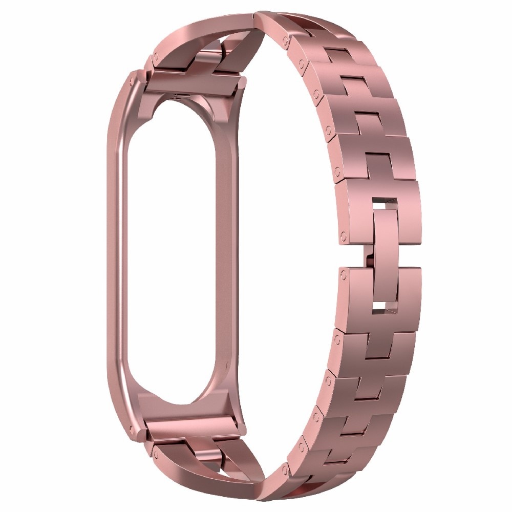 Bracelet Cristal Xiaomi Mi Band 5/6, rose doré