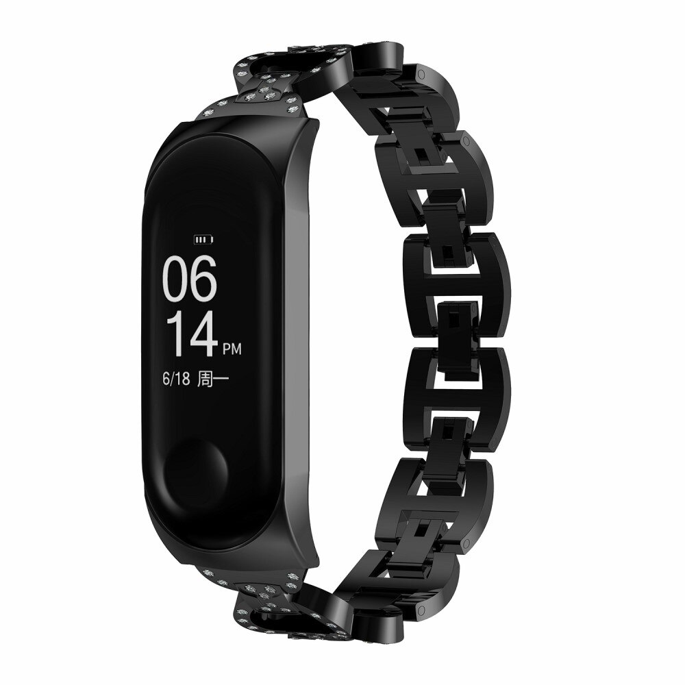 Bracelet Rhinestone Xiaomi Mi Band 5/6 Black