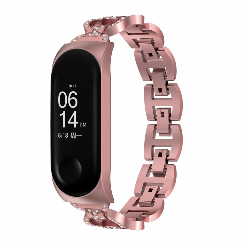 Bracelet Rhinestone Xiaomi Mi Band 5/6 Pink