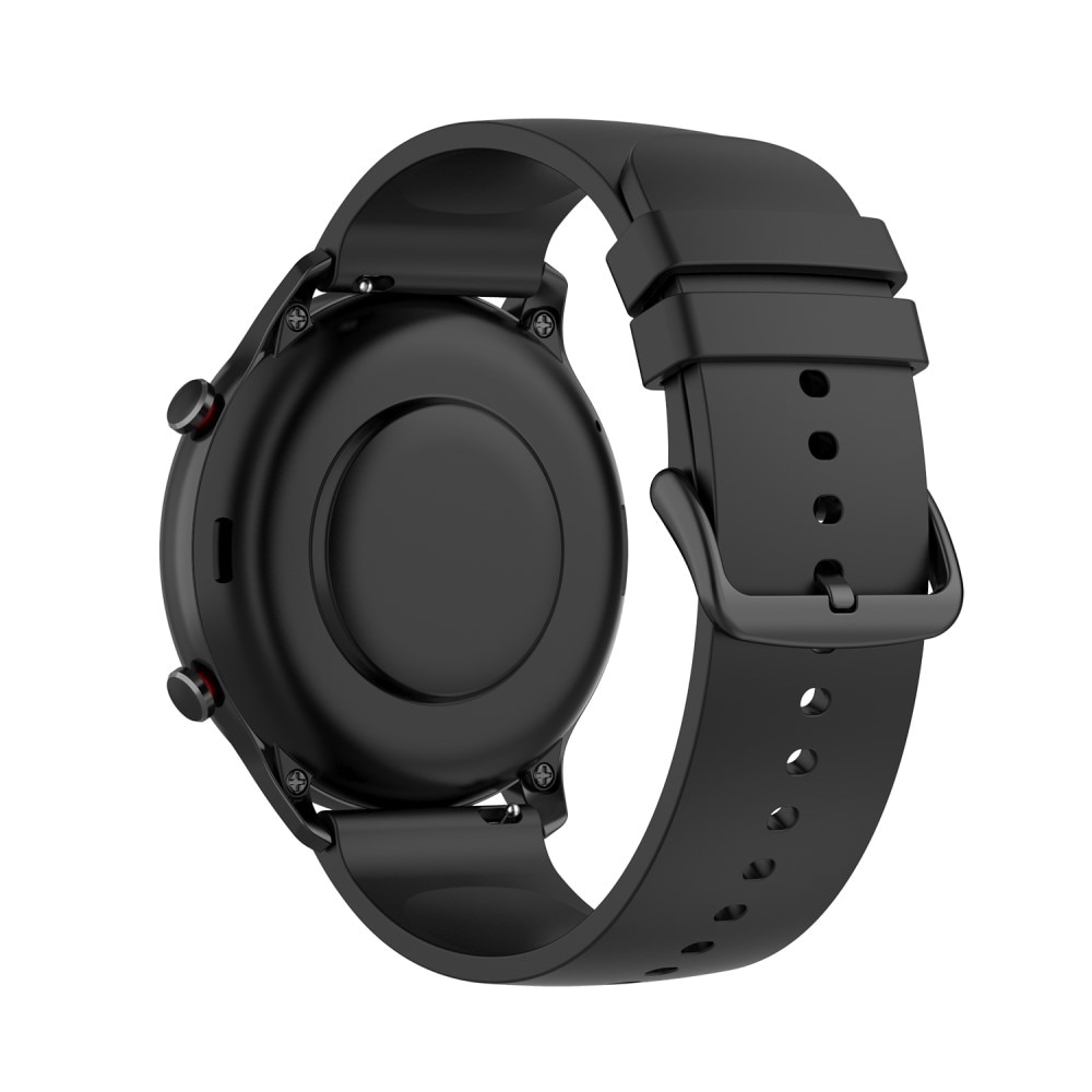 Bracelet en silicone pour Xiaomi Amazfit GTR 2 Sport/2 Classic/2e, noir