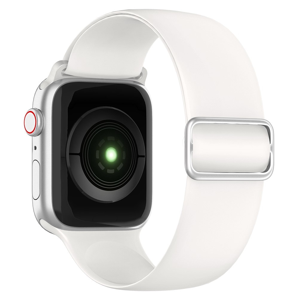 Bracelet extensible en silicone Apple Watch 42mm, blanc