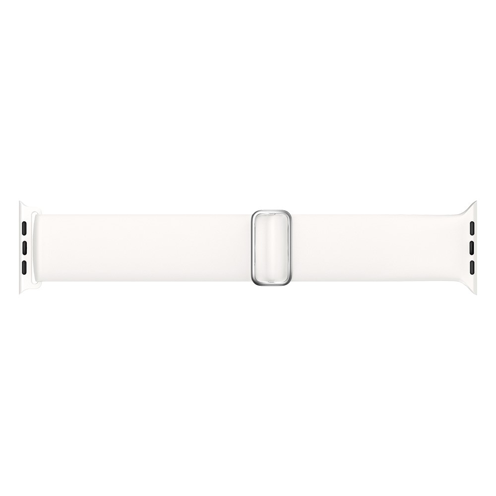 Bracelet extensible en silicone Apple Watch 41mm Series 7, blanc